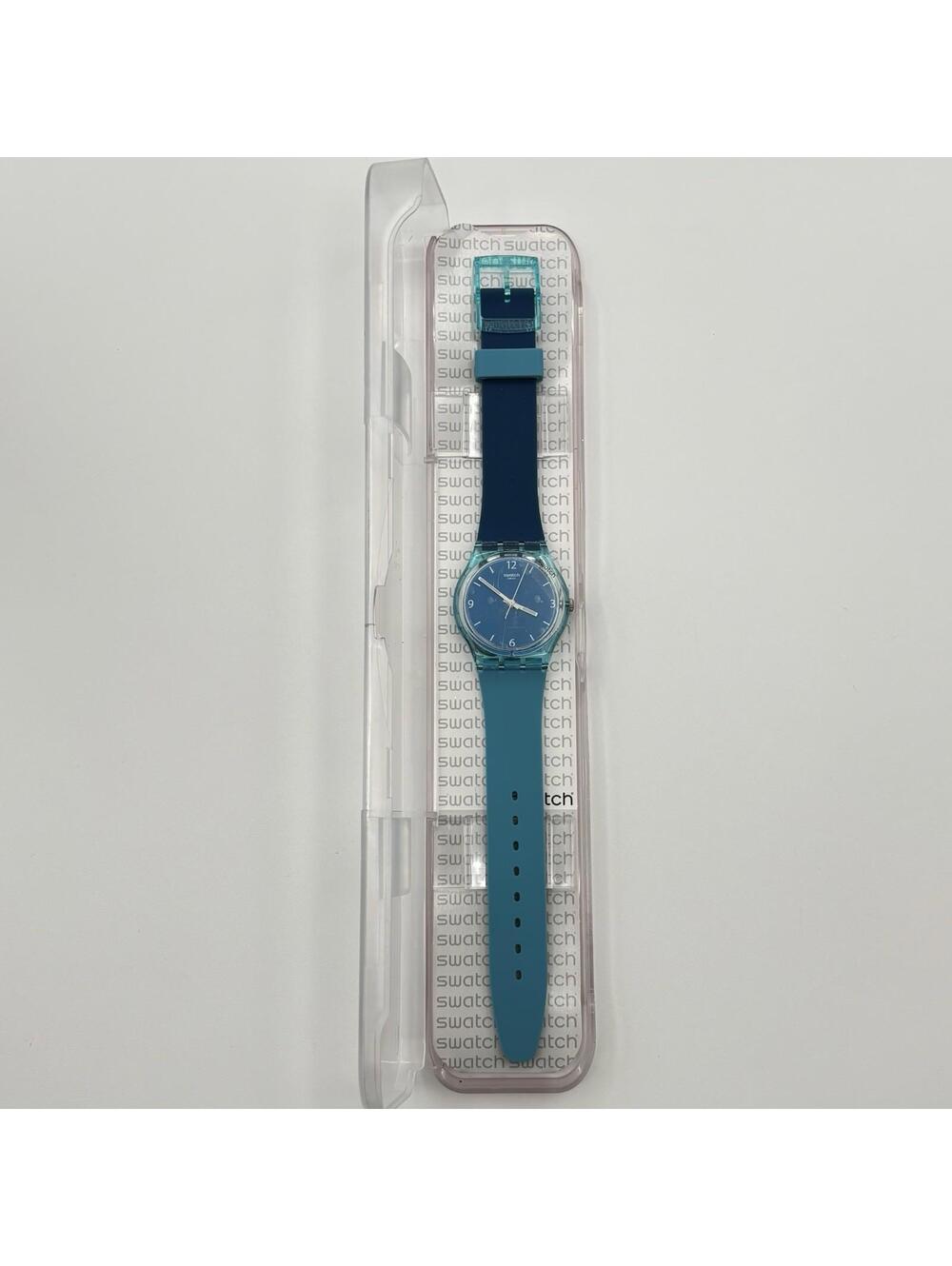 Swatch Fraicheur (Energy Boost) GS161 Blue Swiss Watch w/ Box & New Battery